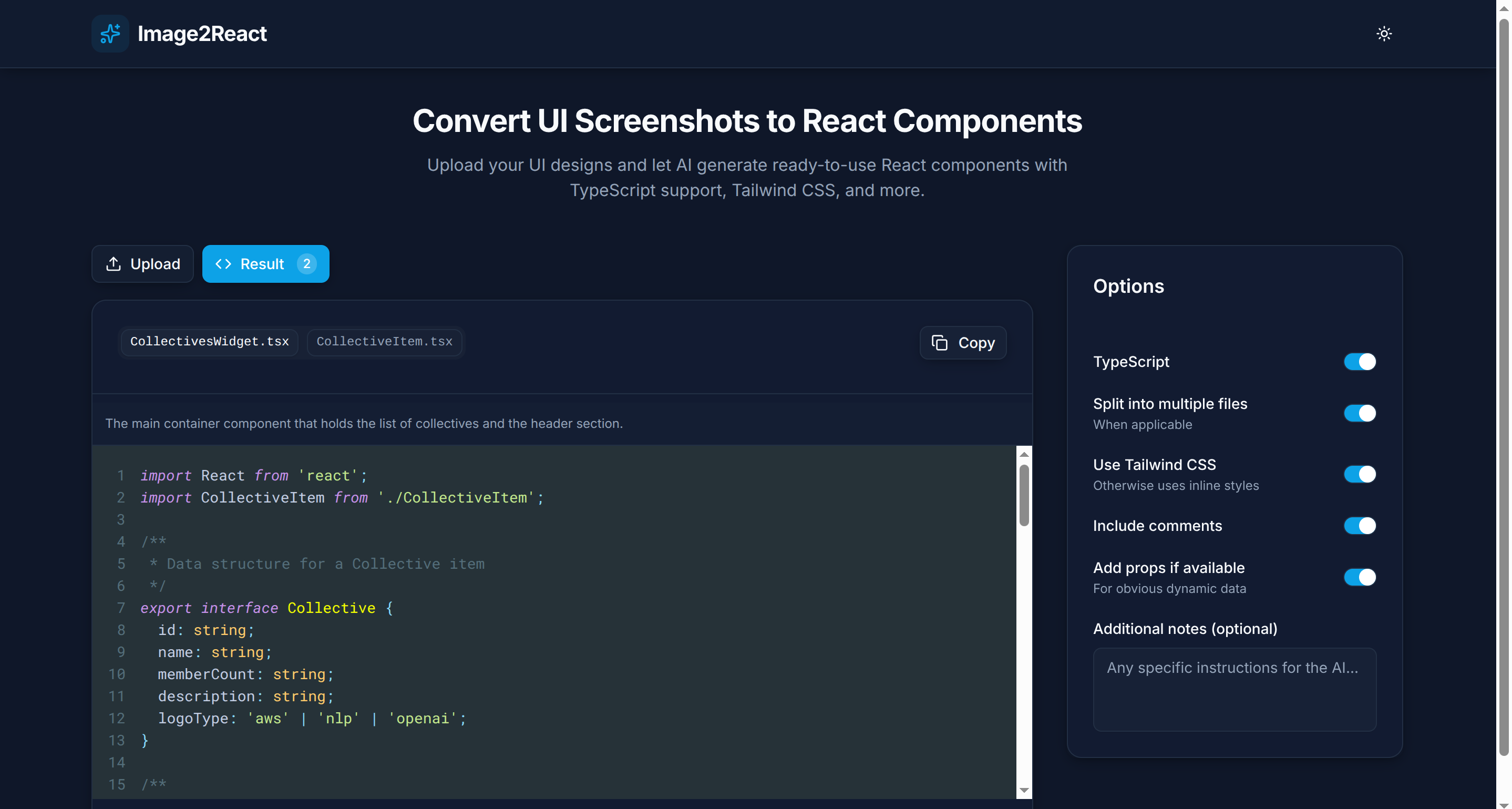 project screenshot